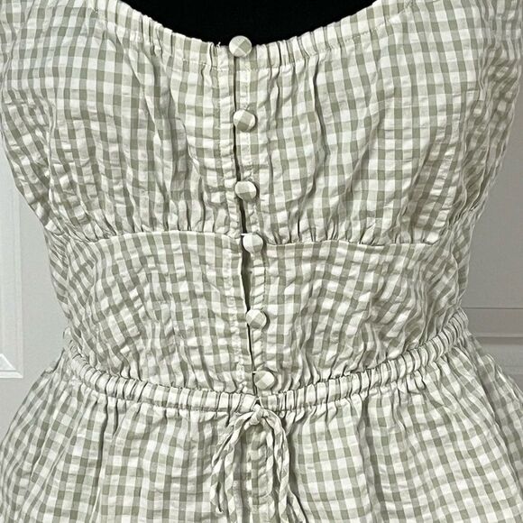 Guess Gingham Peplum Top - Picture 3 of 8